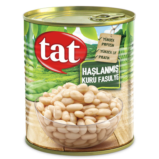 T2 TAT Boiled Dry Beans / Haslanmis Kurufasulye 800g 1cs/12pcs