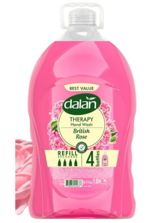 DALAN LIQUID SOAP - BRITISH ROSE 54.11 OZ (1.6LT) X 10PCS - DNL1600