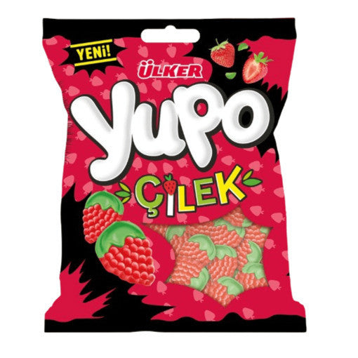 ULKER Yupo Strawberry Jelly 80g 1cs/24pcs