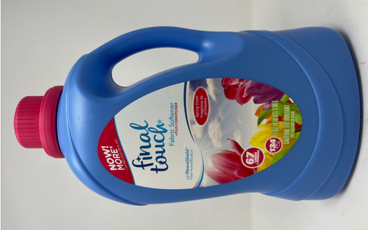 FINAL TOUCH FABRIC SOFTNER | 134 OZ x 4 | SPRING FRESH - FTF03