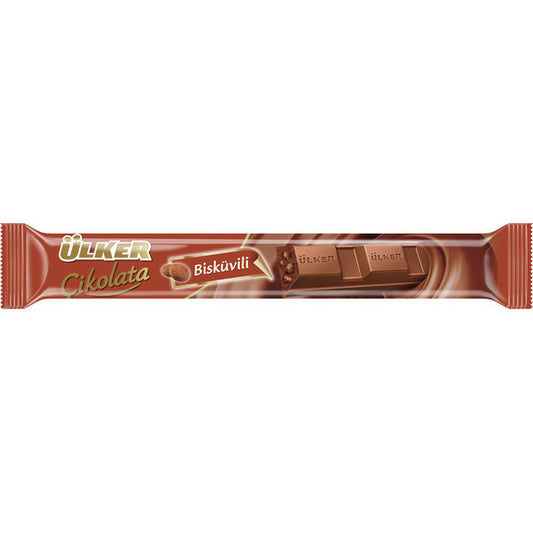 Ulker Baton Whit Biscuit Chocolate 14G 1Cs/24Pcs