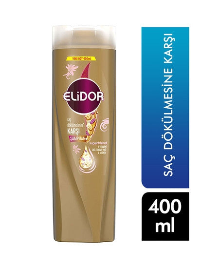 ELIDOR Against Hair Loss  - Sac Dokulmesine Karsi 400ml Shampoo 1cs/18pcs