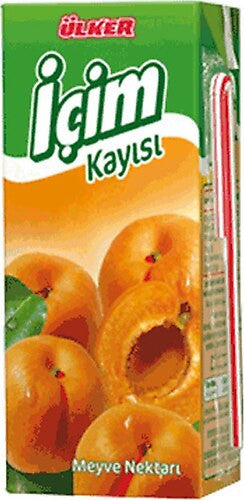 ULKER ICIM Apricot Fruit Juice 200ml.KARISIK Tetra Pak 1cs/27pcs