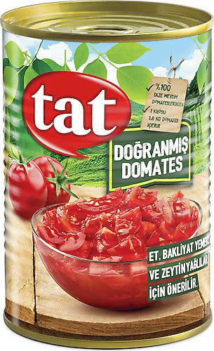 T2 TAT Chopped Tomatoes / Dogranmis Domates 400g 1cs/24pcs