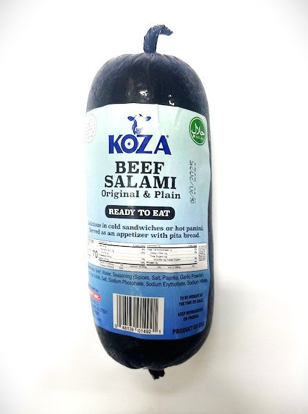 A1 KOZA Beef Salami Original & Plain 1Lb 1cs/10pcs