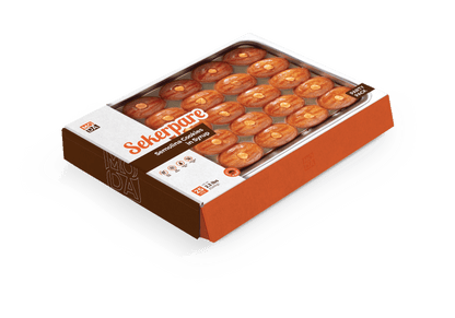 Moda Riddled Cookies in Syrup (Kalburabasti), Party Pack, 25pcs, 2.3lbs (1040g) x 10pack - 100485