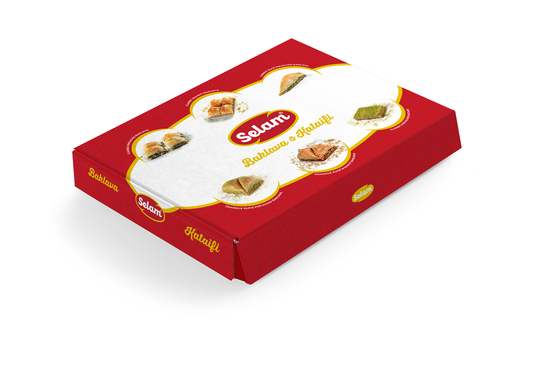 SELAM - Pistachio Kataifi, 2tray, 5.5lbs (2500g) x 5pack - 680870