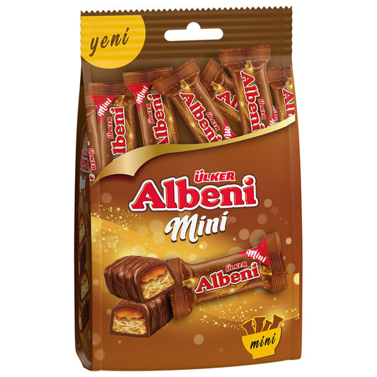 Ulker Albeni Mini Chocolate Bars Multi-Pack 89 g (3.14 oz) x 10 pcs