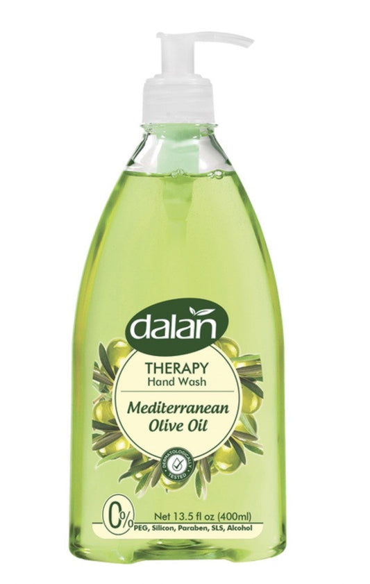 DALAN THERAPY | LIQUID HAND SOAP | 13.5 FL OZ x 24 || MEDITERRANEAN OLIVE OIL | - DLT03