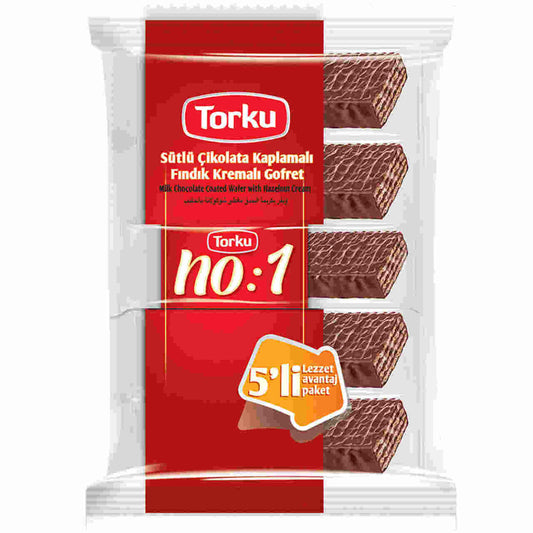 TORKU NO 1 CHOCOLATE WAFER 5 PACK 32GR X 16