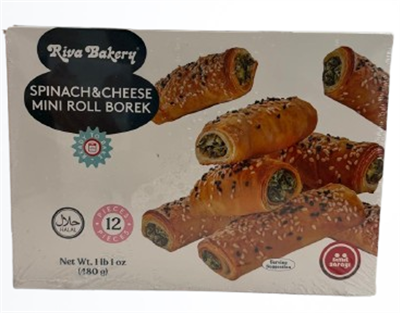 Simit Sarayi Mini Roll Pastry with Spinach &Cheese (Ispanakli Borek) 16.9 oz (480 g) x 21 pcs