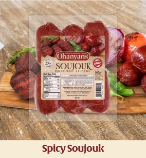 Ohanyans Halal Spicy Soujouk - Varied Weight X (27 Lbs)