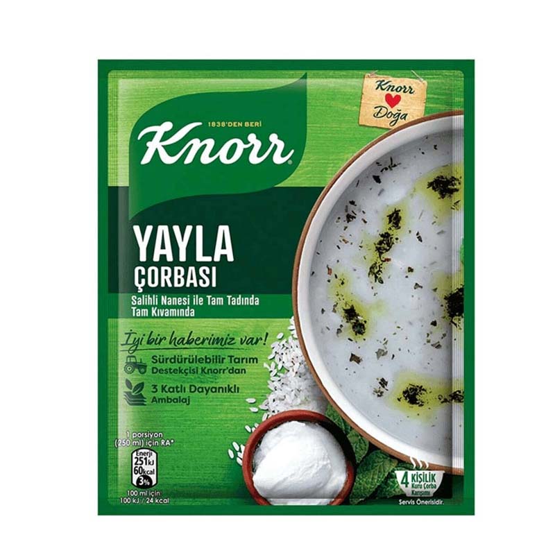 KNORR YAYLA SOUP 72 GR X 12 - 28158103