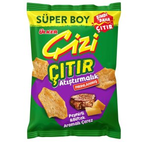 ULKER A1 Cizi Citir Cheese & Biftek Clacker Big pack 120g 1cs/10pcs