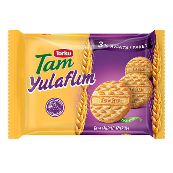 TORKU TAM BISCUIT W OAT (YULAFLI) 3 PCS X 375GR X 12