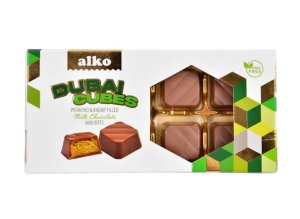 Alko Dubai Cubes Pistachio Milk Cholate 95g 1cs/12pcs