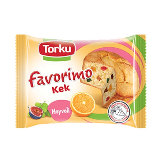 TORKU FAVORIMO CAKE W FRUIT (MEYVELI KEK) 35GR X 24