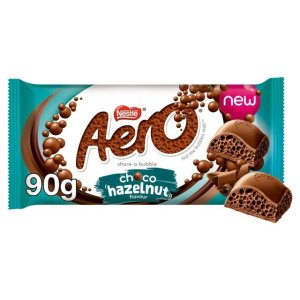 Nestle Aero Choco Hazelnut 90 Gr X 15