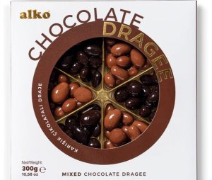Alko Milk Chocolate Bonibon Dragee 300g 1cs/12pcs
