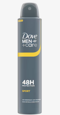 Dove Body Spray Sport for Men 5.07 fl oz (150 ml) x 12 pcs