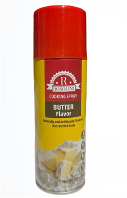 ROSOLINI BUTTER FLAVOR COOKING SPRAY 5OZ (147ML) X 12PCS