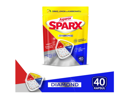 Asperox Sparx Diamond Dishwasher Capsule 40UNIT X 6CS