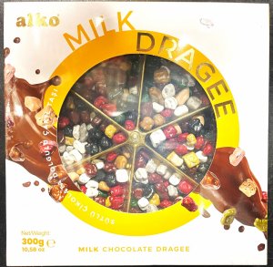 Alko Milk Chocolate Dragee Cakil 300g 1cs/12pcs