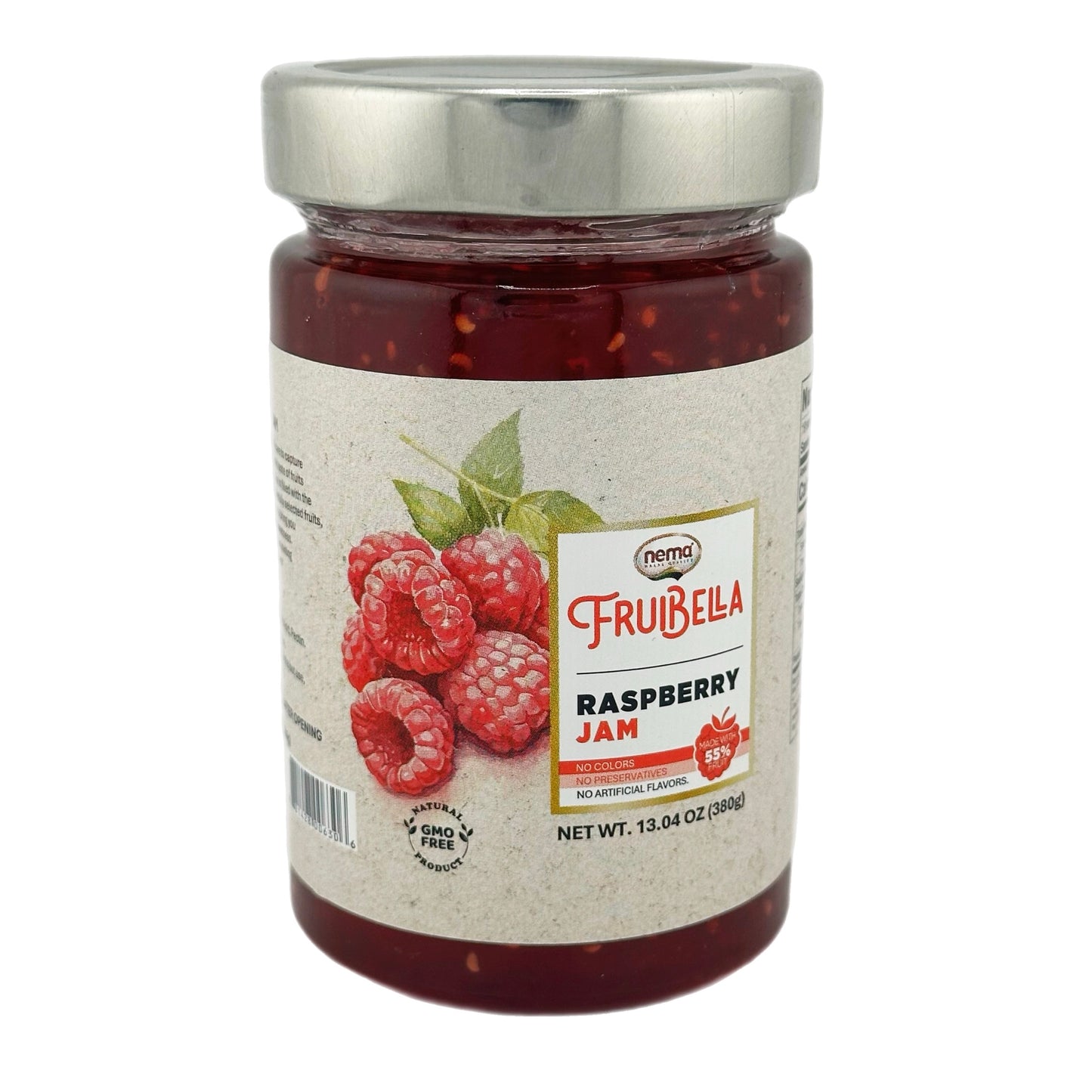 Nema Fruibella Raspberry Jam (6 x 380g)