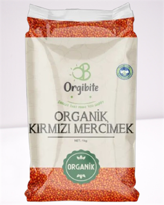 ORGIBITE ORGANIC RED LENTIL 35.27OZ (1000 GR) X 10pcs