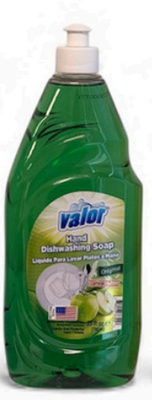 VALOR DISWASHING LIQUID 25 FL OZ (740 ML) ORIGINAL X 12PCS