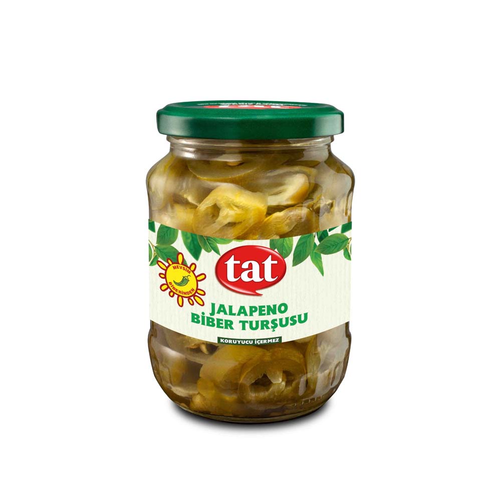 TAT PICKLED JALAPENO PEPPERS 370CC X 12