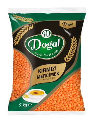 Dogal Bakliyat Kirmizi Mercimek 5kg*4