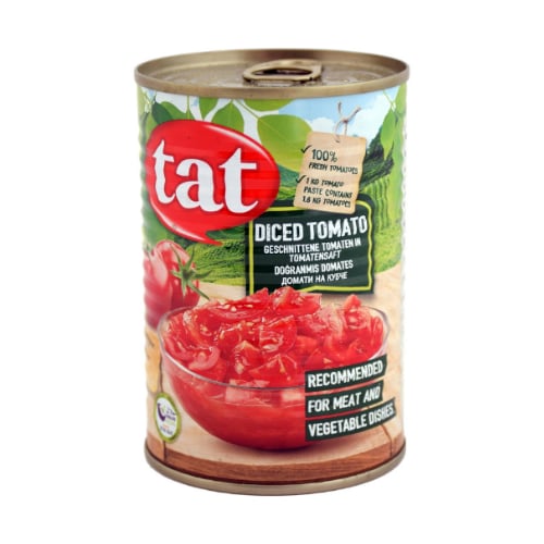 TAT DICED TOMATO (DOGRANMIS DOMATES) CAN 400 GR X 24