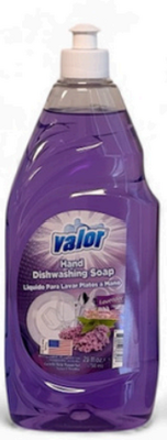 VALOR DISWASHING LIQUID 25 FL OZ (740 ML) LAVANDER X 12PCS
