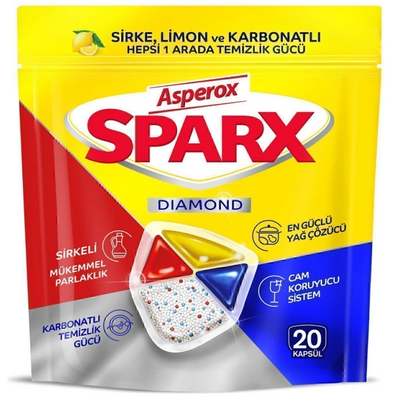 Asperox Sparx Diamond Dishwasher Capsule 20UNIT X 7PCS