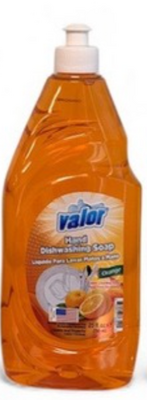 VALOR DISWASHING LIQUID 25 FL OZ (740 ML) ORANGE X 12PCS