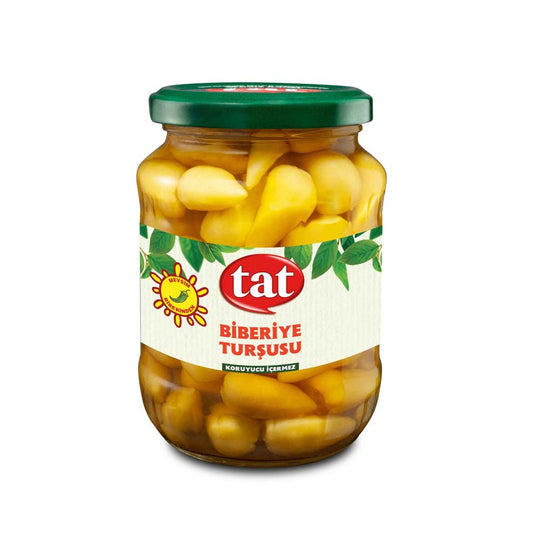 TAT HOT YELLOW PICKLED PEPPERS (BIBERIYE TURSUSU) 720CC X 12