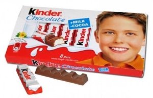 Kinder Chocolate 100 Gr (8 Bars) X 10