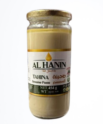 AL HANIN TAHINI 1LB (454GR) X12PCS (glass jar)