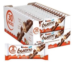 Kinder Bueno Regular 43 Gr X 30 Pcs