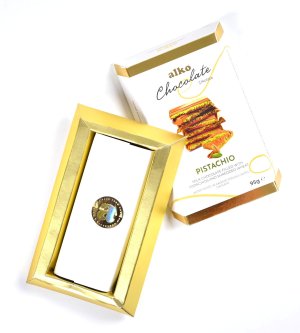 Alko Dubai Pistachio Chocolate 95g Master Case 1cs/48pcs