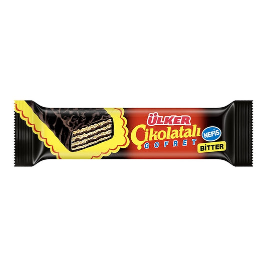 ULKER BITTER CIKOLATALI GOFRET (BIT. CHOC. WAFER) 36 GR X 24 X 6