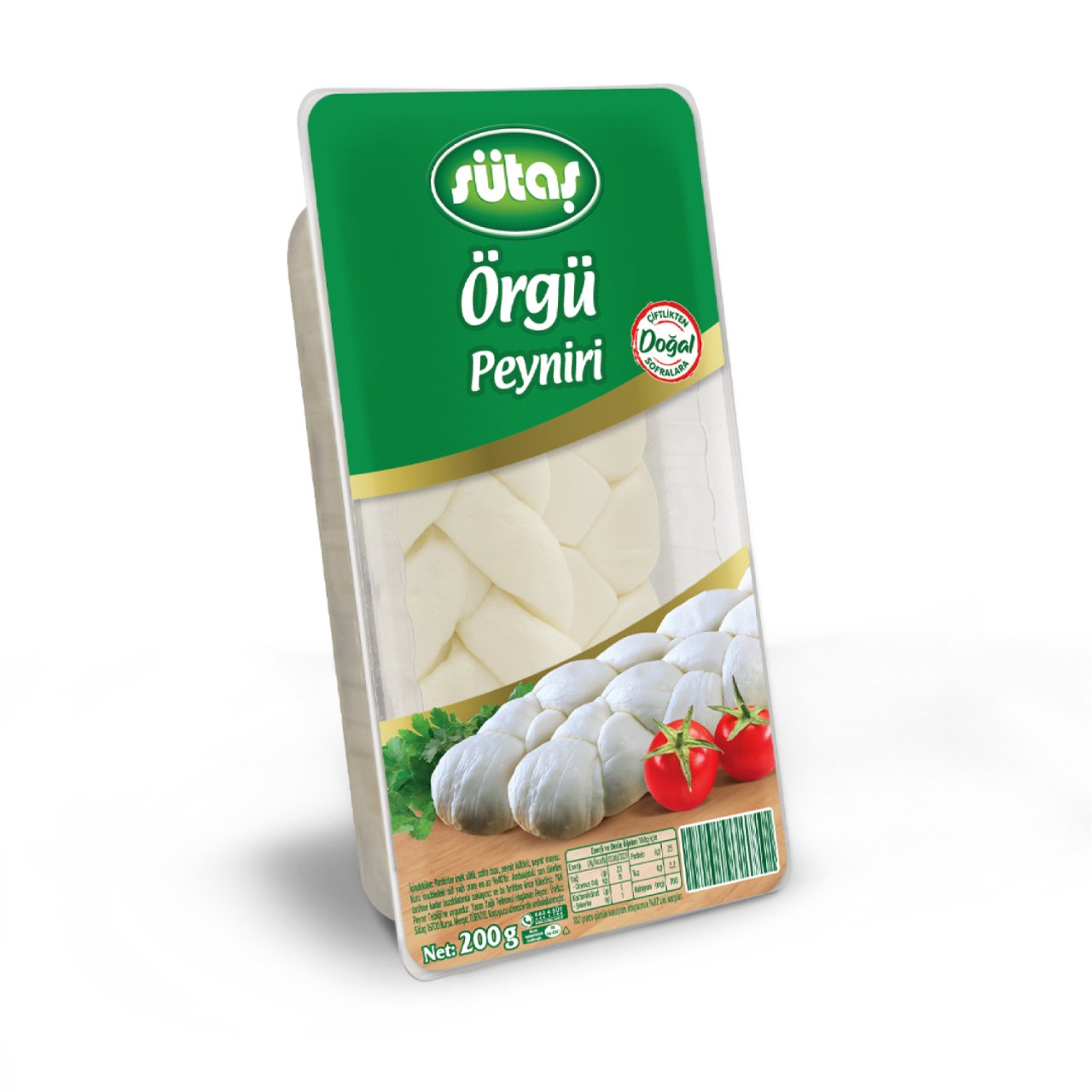SUTAS BRAIDED CHEESE (ORGU PEYNIRI) 200GR X 12
