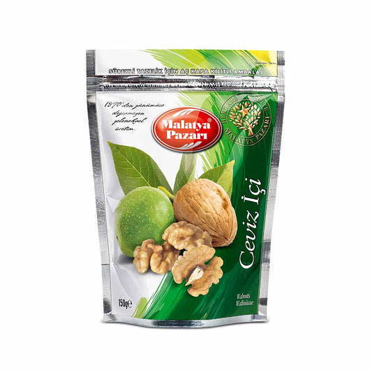MALATYA PAZARI RAW WALNUTS (CEVIZ ICI) 150 GR X 8