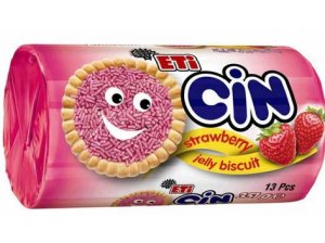 ETI Cin Strawberry Biscuit 325g 1cs/10pcs