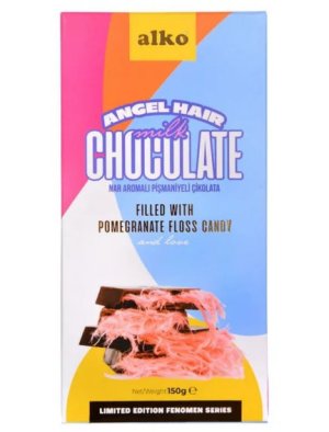 Alko Angel Hair Pomegranate Milk Chocolate 150g 1cs/12pcs