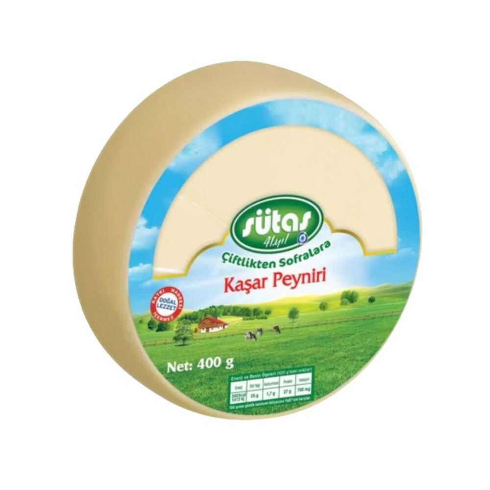 SUTAS PICNIC KASHKAVAL CHEESE 400 GR X 18