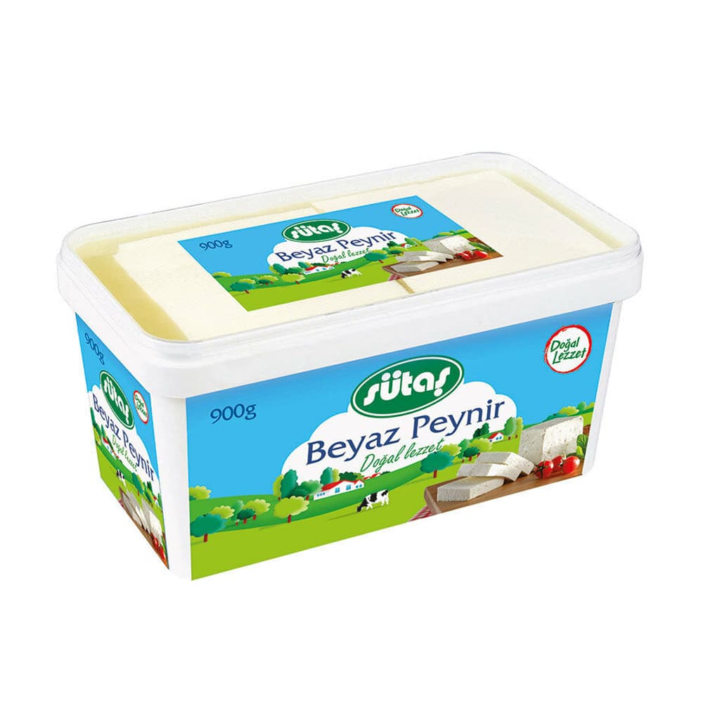 SUTAS FULL FAT WHITE CHEESE 900GR X 8