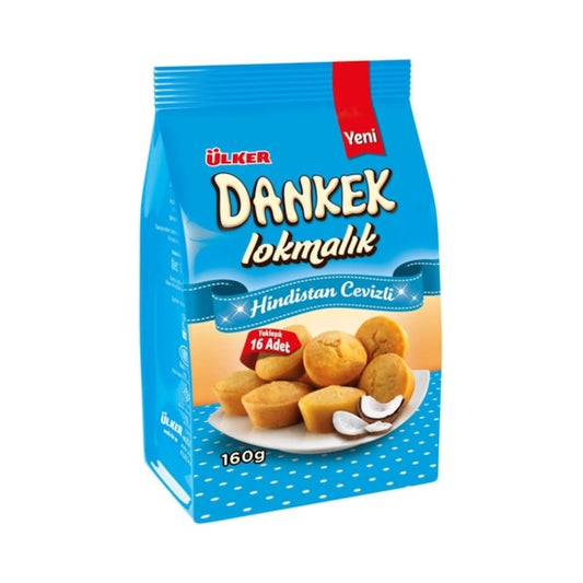 ULKER DANKEK LOKMALIK HINDISTAN CEVIZLI (COCONUT CAKE) 160 GR X 10