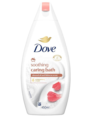 Dove Body Wash Soothing Caring Bath 15.2 fl oz (450 ml) x 12 pcs
